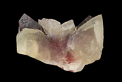 Mariposa Calcite with Hematite, Santa Eulalia District, Municipio de Aquiles Serd&aacute;n, Chihuahua, Mexico
